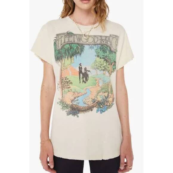 MADEWORN Tops - NEW MADEWORN fleetwood mac tee in white